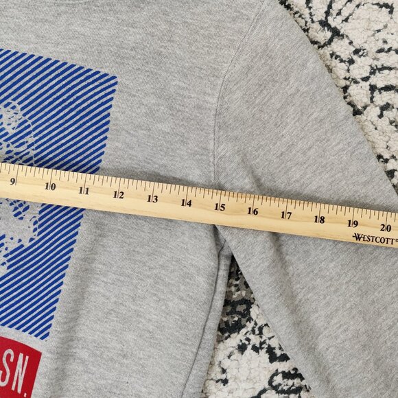 U.S. Polo Assn. Boys' Hoodie Size L (10-12) Gray Cotton Blend Activewear Outdoor - Picture 6 of 7